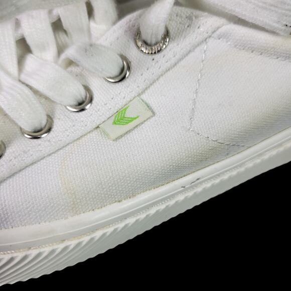 Cariuma Canvas Sneakers OCA Low Top White Cap Toe Lace Up Unisex 7.5 Women 6 Men - Picture 12 of 16